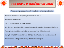 The Rapid Intervention Crew.pps