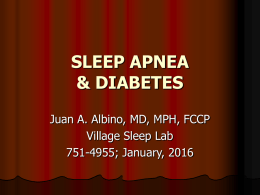 sleep apnea - Village Sleep Lab