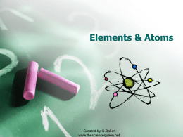 Element, Electrons, and Models
