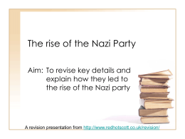 The Nazis Party in the 1920s - st