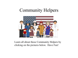 PowerPoint Presentation - Community Helpers