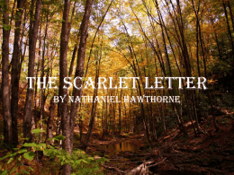 The Scarlet Letter - Holy Trinity Diocesan High School