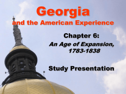 Georgia and the American Experience