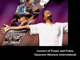 Concert of Prayer PowerPoint