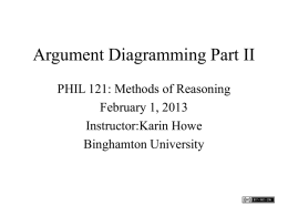 Argument Diagramming Part II