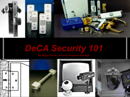 DeCA Security Programs