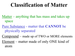 MATTER FLOWCHART