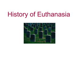 Definition of Euthanasia