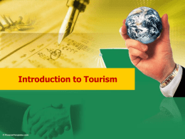Introduction to Tourism