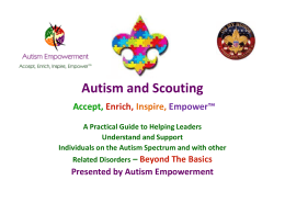 Autism and Scouting - Autism Empowerment