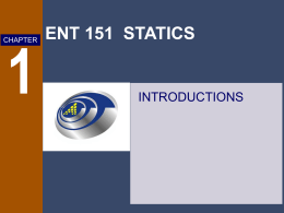 ENT 151 Statics PPK Mekatronik