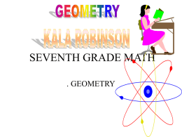 SEVENTH GRADE MATH