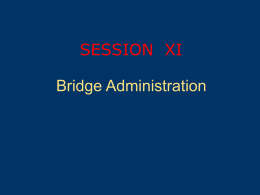 Bridge Administration Program