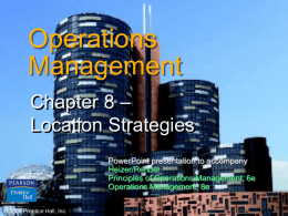 Location Strategies