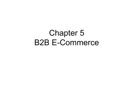 sell-side e-marketplace