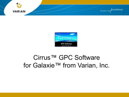 GPC for Galaxie Sales Presentation