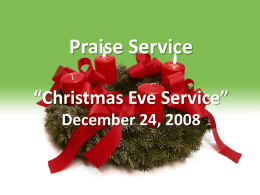Praise Service PPT Template