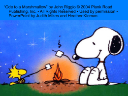 Ode To A Marshmallow - Bulletin Boards for the Music Classroom