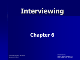 Victim Interviews - Sheriff Larry Waller