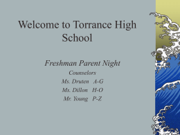1 year - Torrance High School