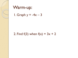 5.2 Properties of Parabolas