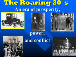 Roaring 20s ppt - District 196 e