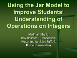 Khalid presentation - Topic Study Groups