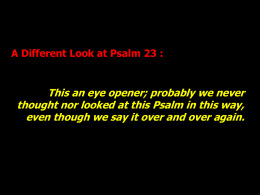 Psalm 23