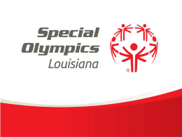 Special Olympics Leadership Seminar
