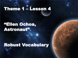 Theme 1 – Lesson 4