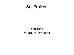 SacProNet