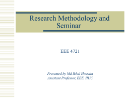 Research Methodologies