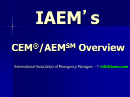 CEM Exam Prep Course Pilot Program