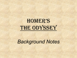 Homer`s The Odyssey
