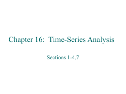 Chapter 16: Time-Series Analysis