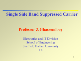 Double Side Band Supressed Carrier