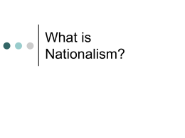 SS 20-1 Chapter 1 What Is Nationalism 2