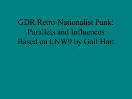 GDR Retro-Nationalist Punk