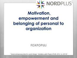 Impact of Employees Motivation on Organizational Effectiveness
