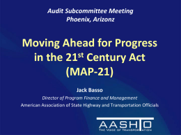 Jack Basso- Moving Ahead for Progress in the 21st Century