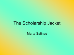 The Scholarship Jacket