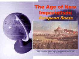 European Origins of Imperialism PPT