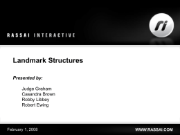 Landmark Structures Presented by