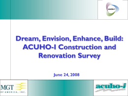 Pressing Issues - ACUHO-I