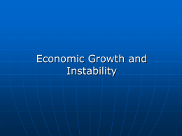 Economic Growth and Instability
