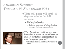 American Studies - burgessandwhorton
