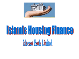 Islamic Housing Finance