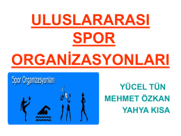 Spor Organizasyonu - iop-teo-20-mceylan-22122010