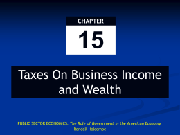 The Role of Government in the American Economy