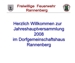 PowerPoint-Präsentation - Freiwillige Feuerwehr Rannenberg